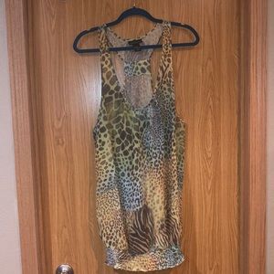 Lane Bryant animal print top